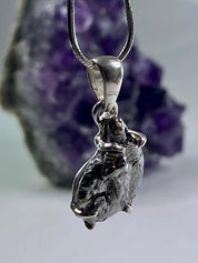 Meteorite Campo Del Cielo and Silver Pendant