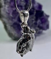 Meteorite Campo Del Cielo and Silver Pendant