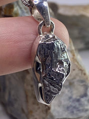 Meteorite Campo Del Cielo and Silver Pendant