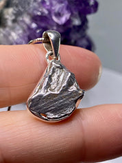 Meteorite Campo Del Cielo and Silver Pendant