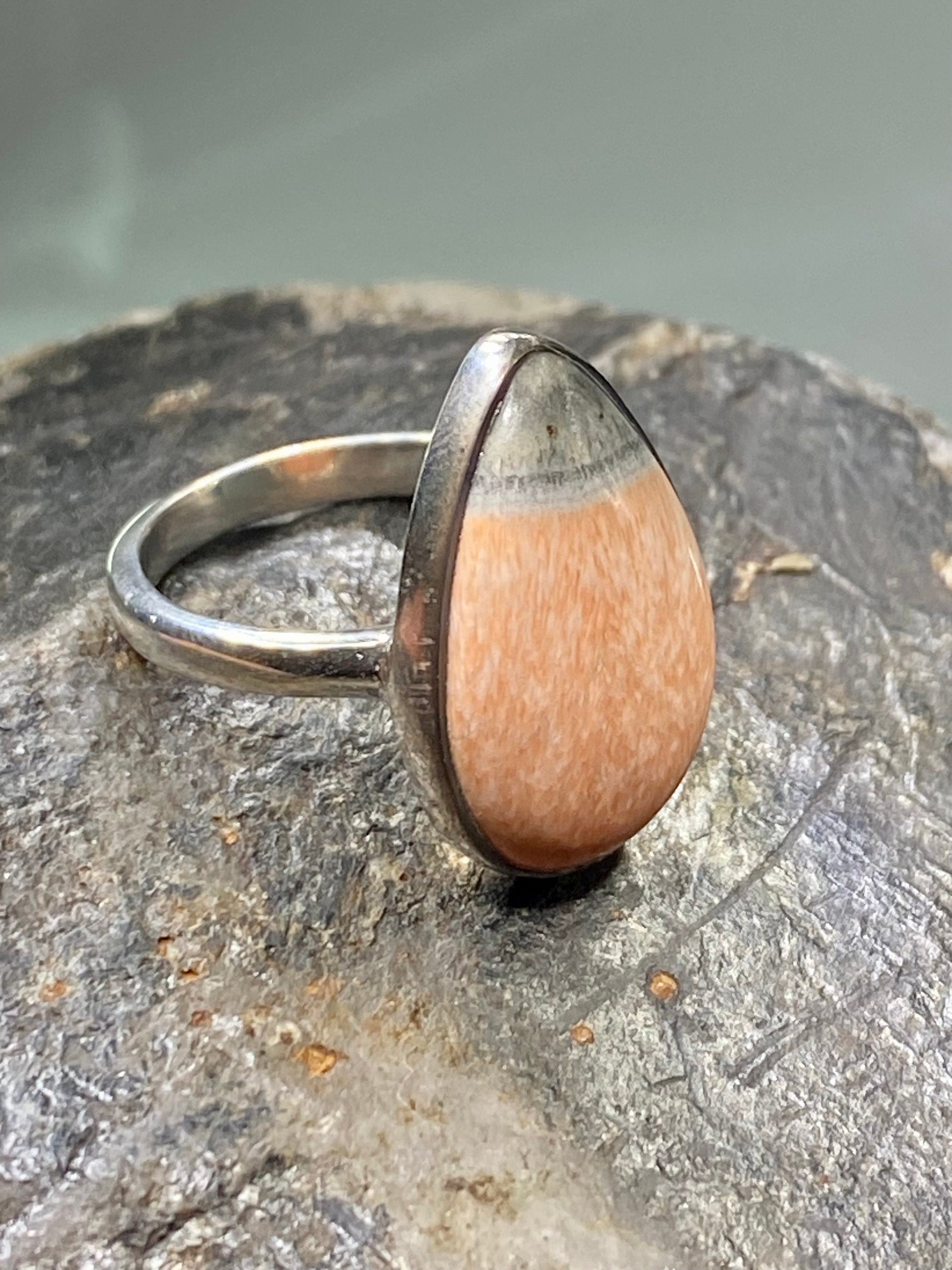 A High Quality British Celestobarite and Silver ring