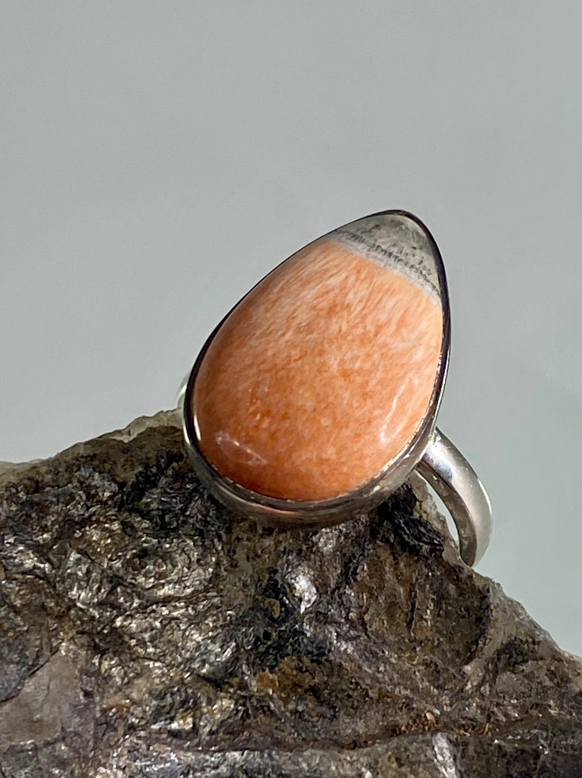 A High Quality British Celestobarite and Silver ring