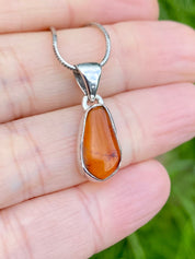 Baltic Amber Sterling Silver Pendant