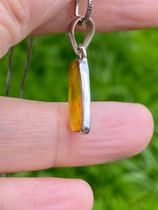 Baltic Amber Sterling Silver Pendant