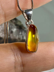 Baltic Amber Sterling Silver Pendant