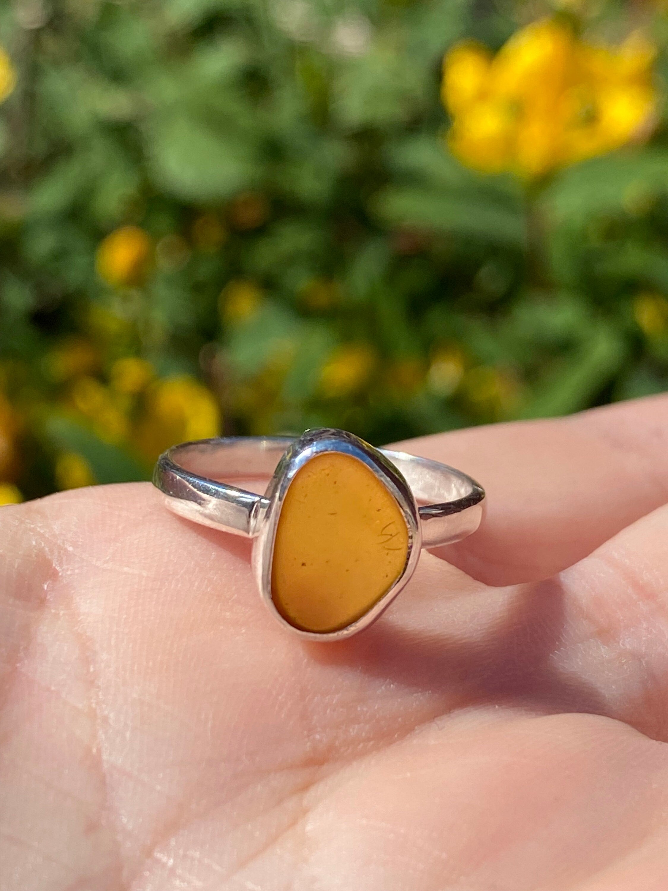 Baltic Amber Sterling Silver Ring