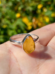 Baltic Amber Sterling Silver Ring