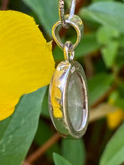 Blue John Silver Pendant