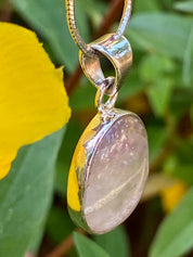 Blue John Silver Pendant