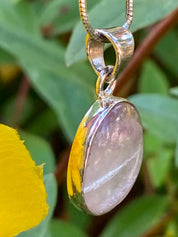 Blue John Silver Pendant
