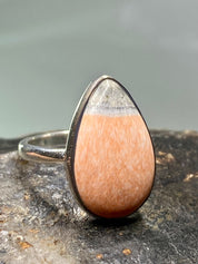 A High Quality British Celestobarite and Silver ring