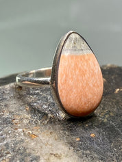 A High Quality British Celestobarite and Silver ring