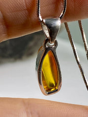 Baltic Amber Sterling Silver Pendant