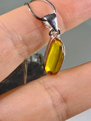 Baltic Amber Sterling Silver Pendant