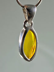 Baltic Amber Sterling Silver Pendant