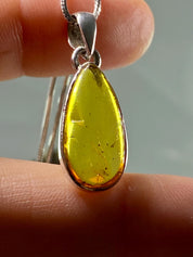 Baltic Amber Sterling Silver Pendant