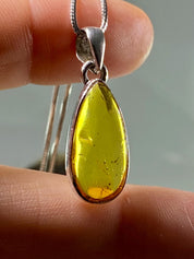 Baltic Amber Sterling Silver Pendant