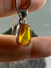 Baltic Amber Sterling Silver Pendant