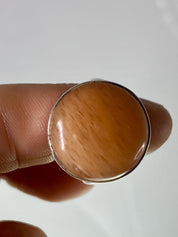 Golden Yellow Aventurine and Silver Ring
