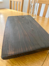 Solid Oleaster / Olea Europea wooden table board platter