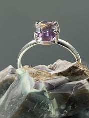 Natural Ametrine 925 Silver Ring