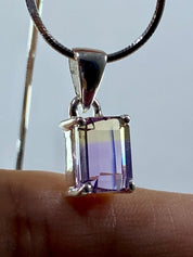 Natural Ametrine 925 Silver Pendant Necklace