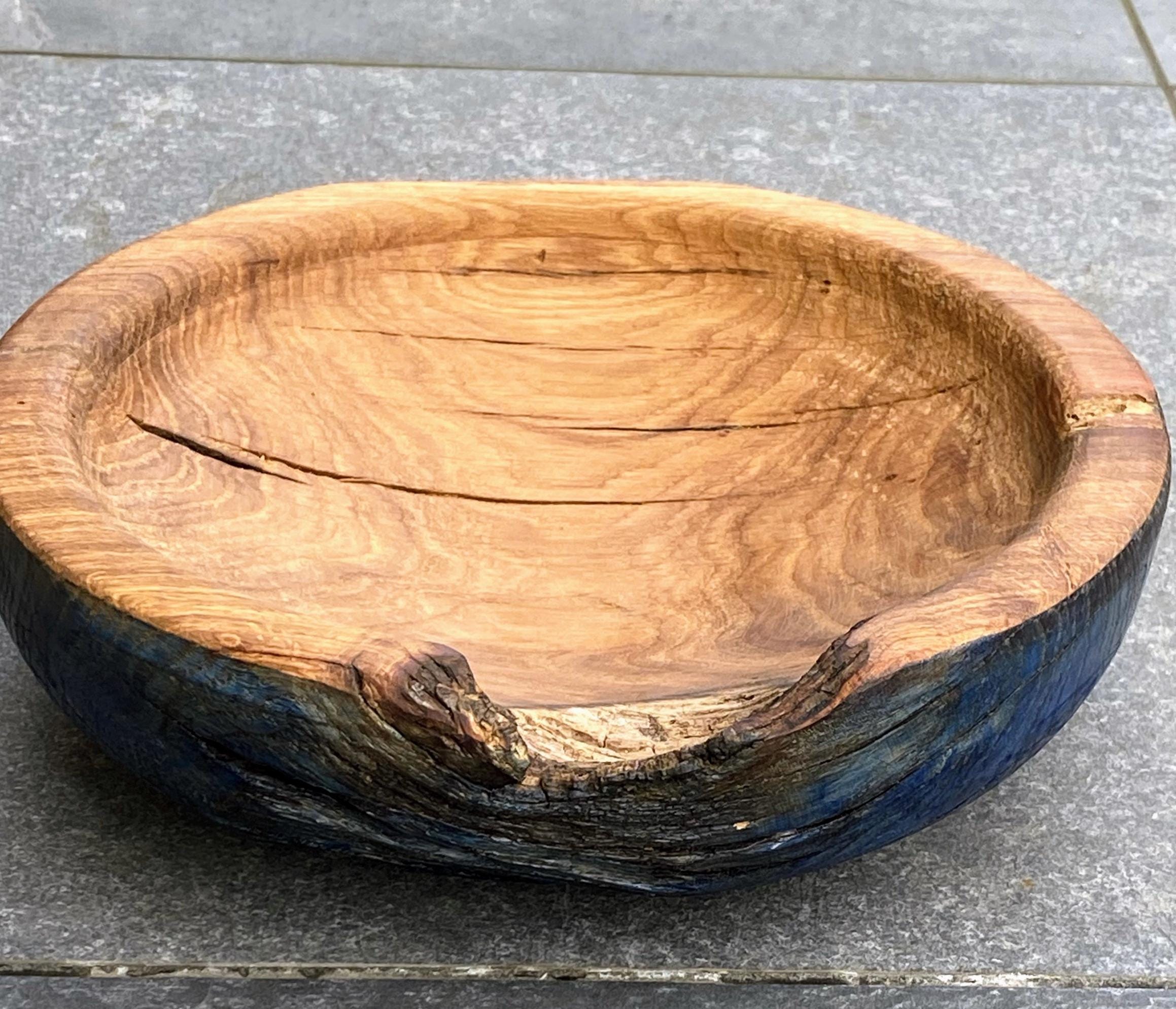 Oak Wood Bowl Vase