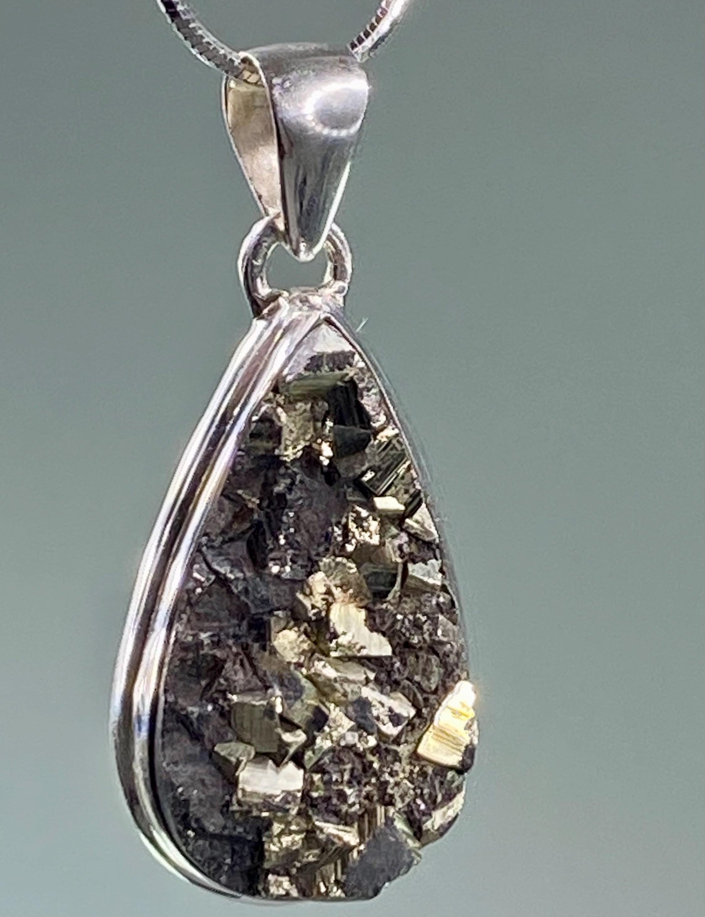 Druzy Silver Pendant