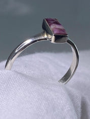 High Quality Sugilite and Silver Ring