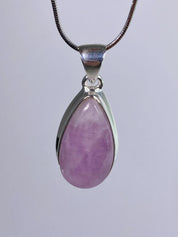Kunzite Silver Pendant