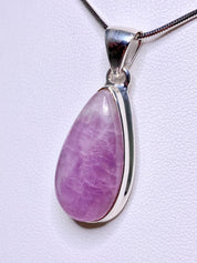 Kunzite Silver Pendant