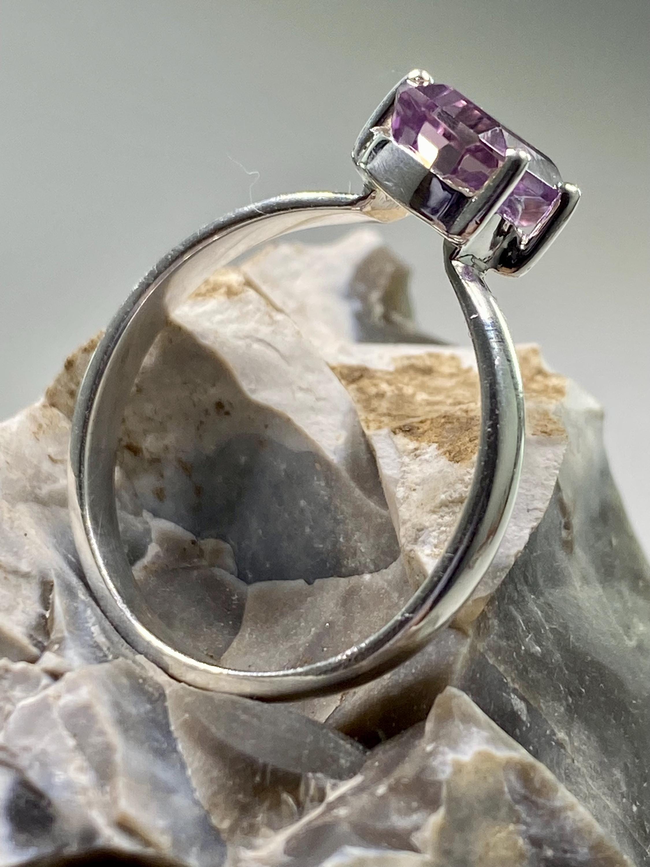 Natural Ametrine 925 Silver Ring