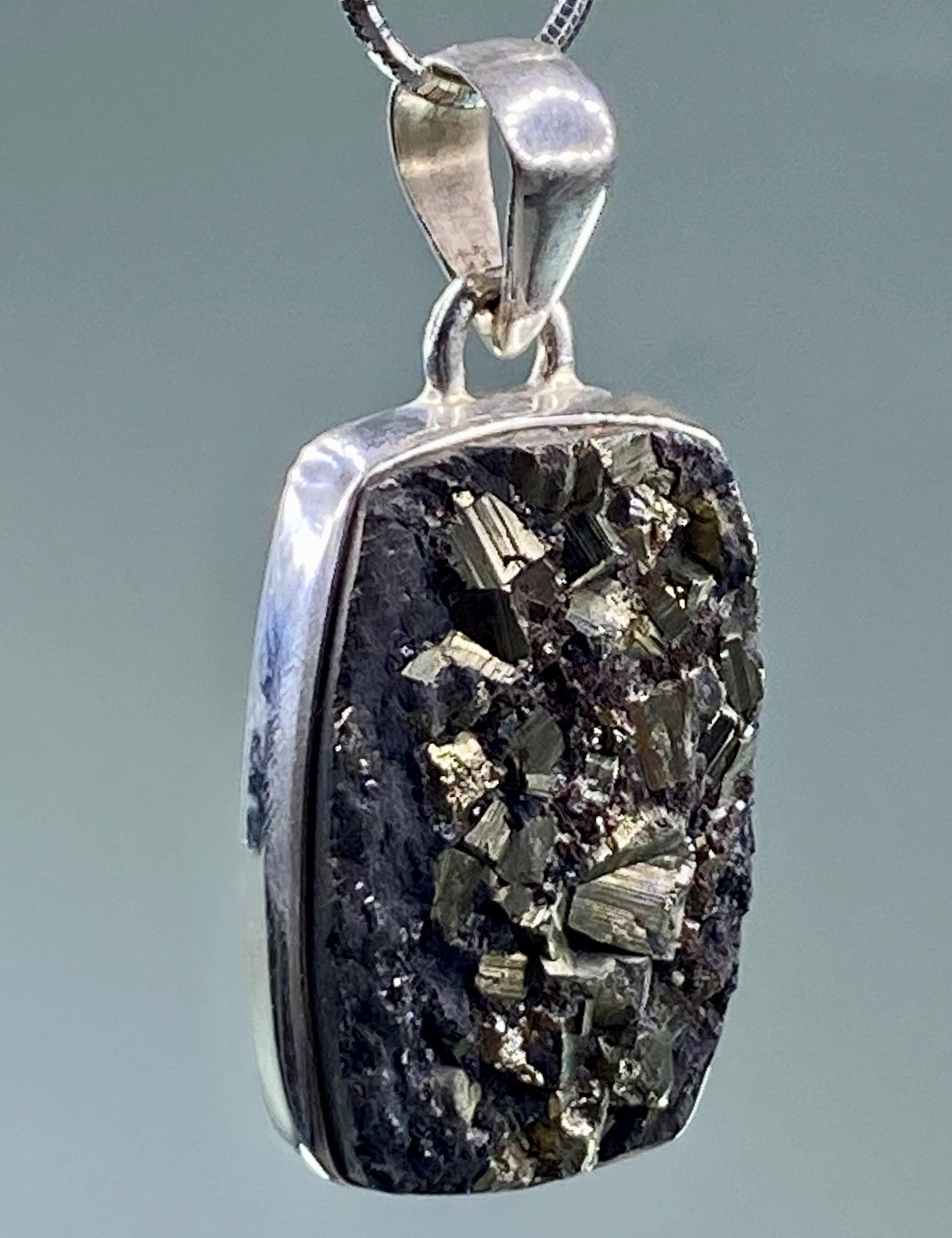Druzy Silver Pendant