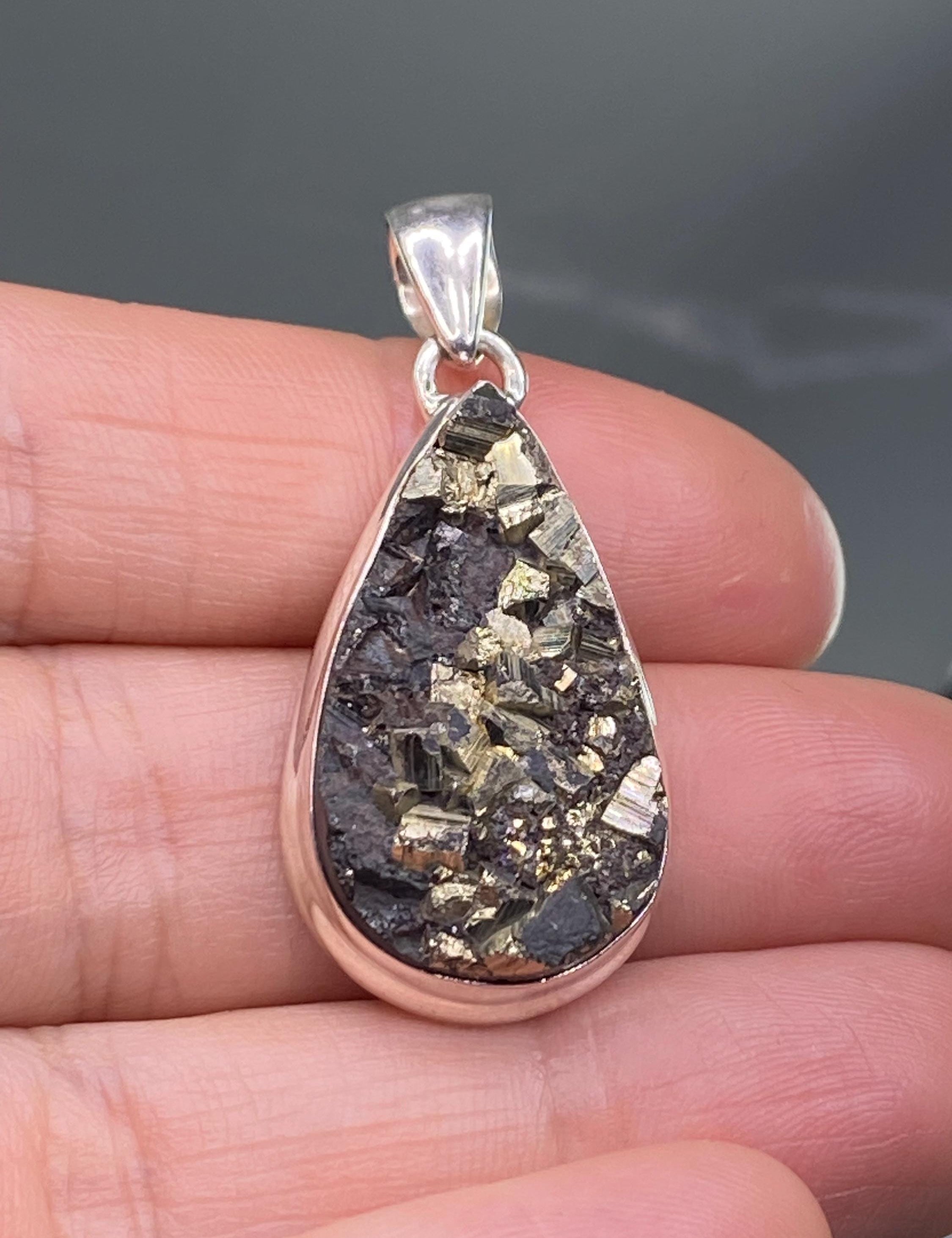 Druzy Silver Pendant