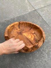 Scottish Apple Tree Root Wood Bowl Vase