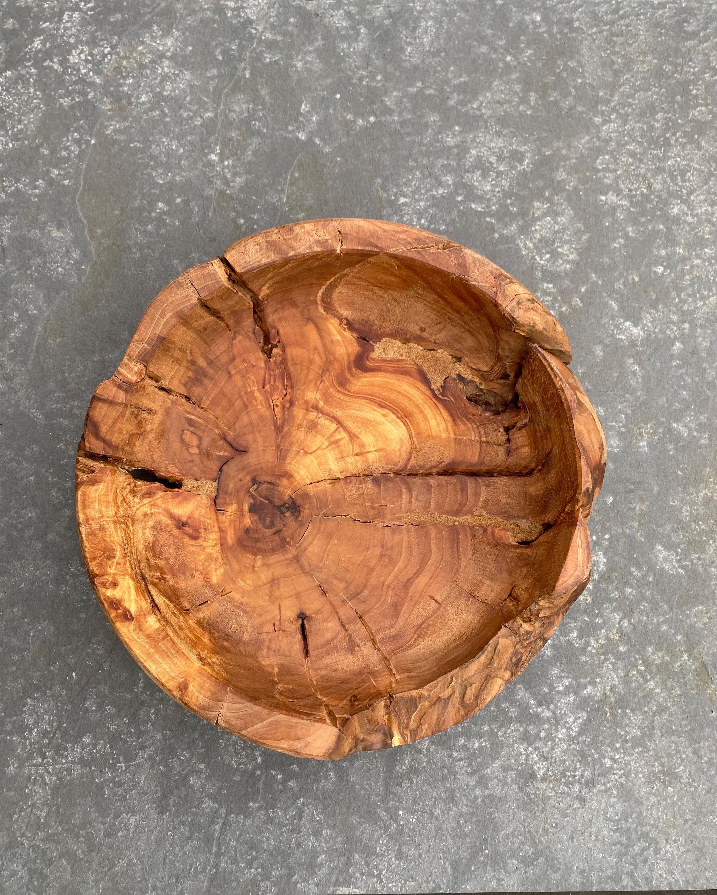 Scottish Apple Tree Root Wood Bowl Vase