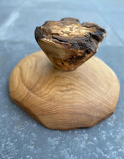 Oak Birch Wood Bowl Vase