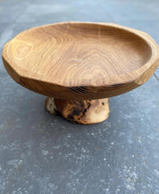 Oak Birch Wood Bowl Vase