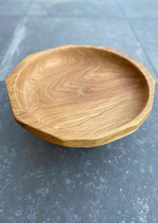 Oak Birch Wood Bowl Vase
