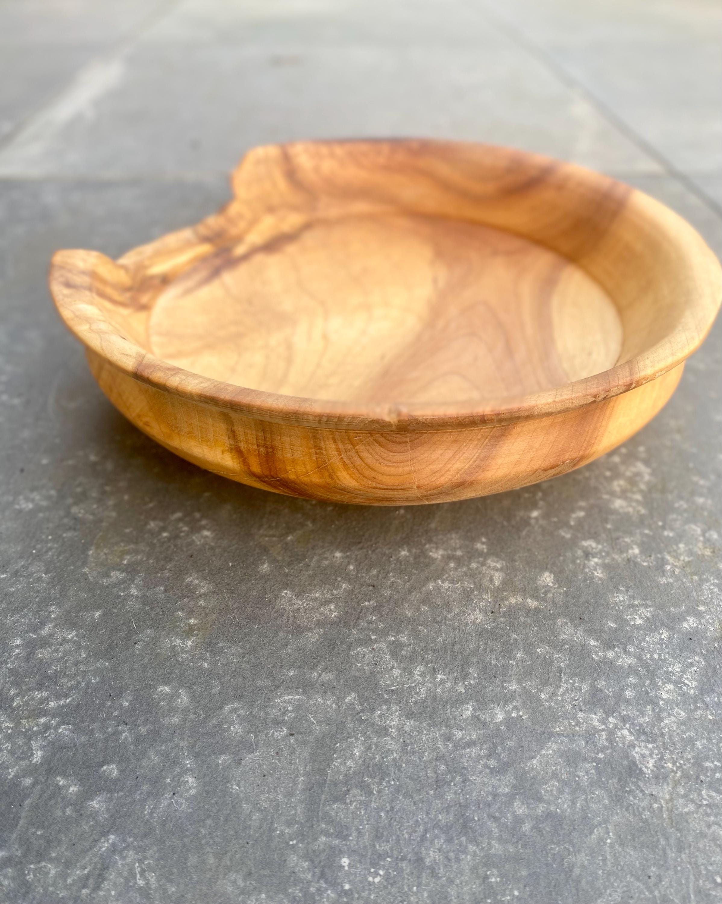 Scottish Bird Cherry Wood Bowl Vase