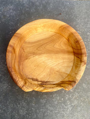 Scottish Bird Cherry Wood Bowl Vase