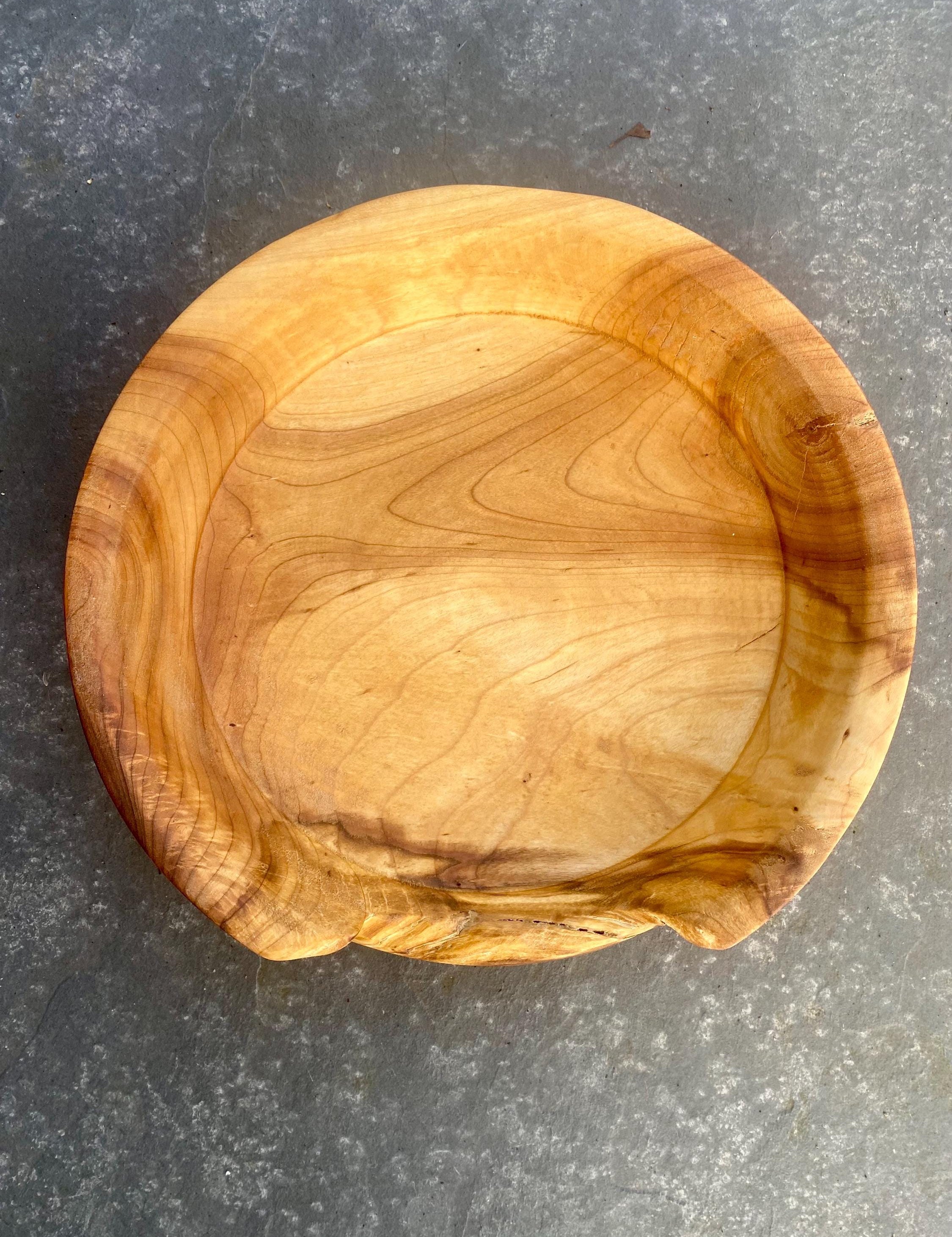 Scottish Bird Cherry Wood Bowl Vase