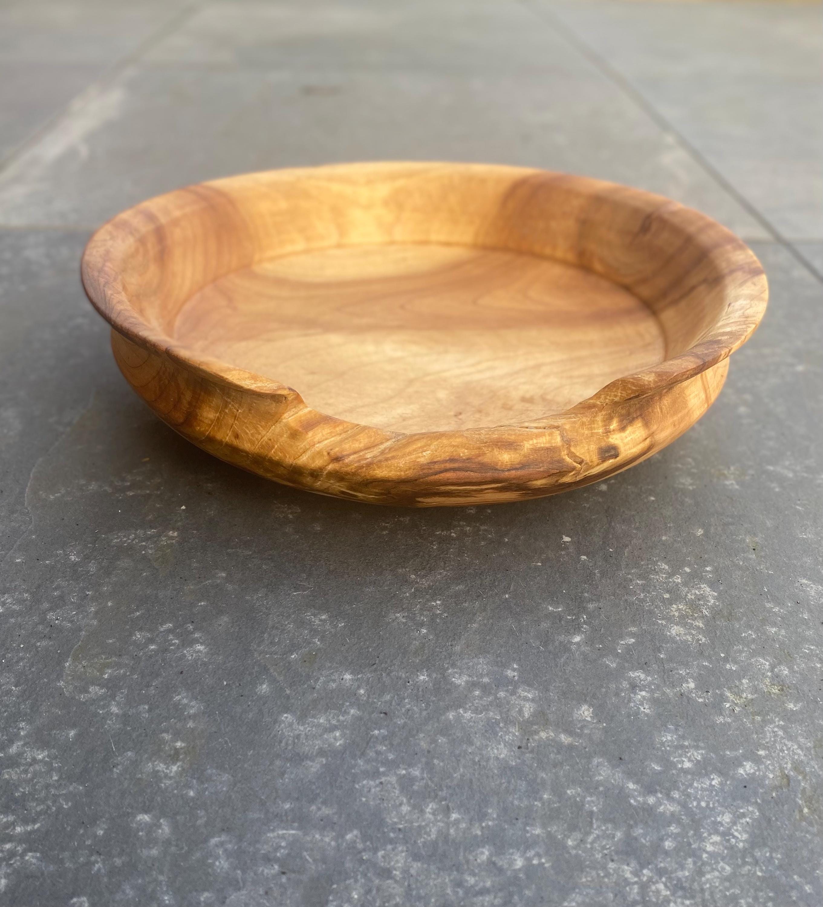 Scottish Bird Cherry Wood Bowl Vase