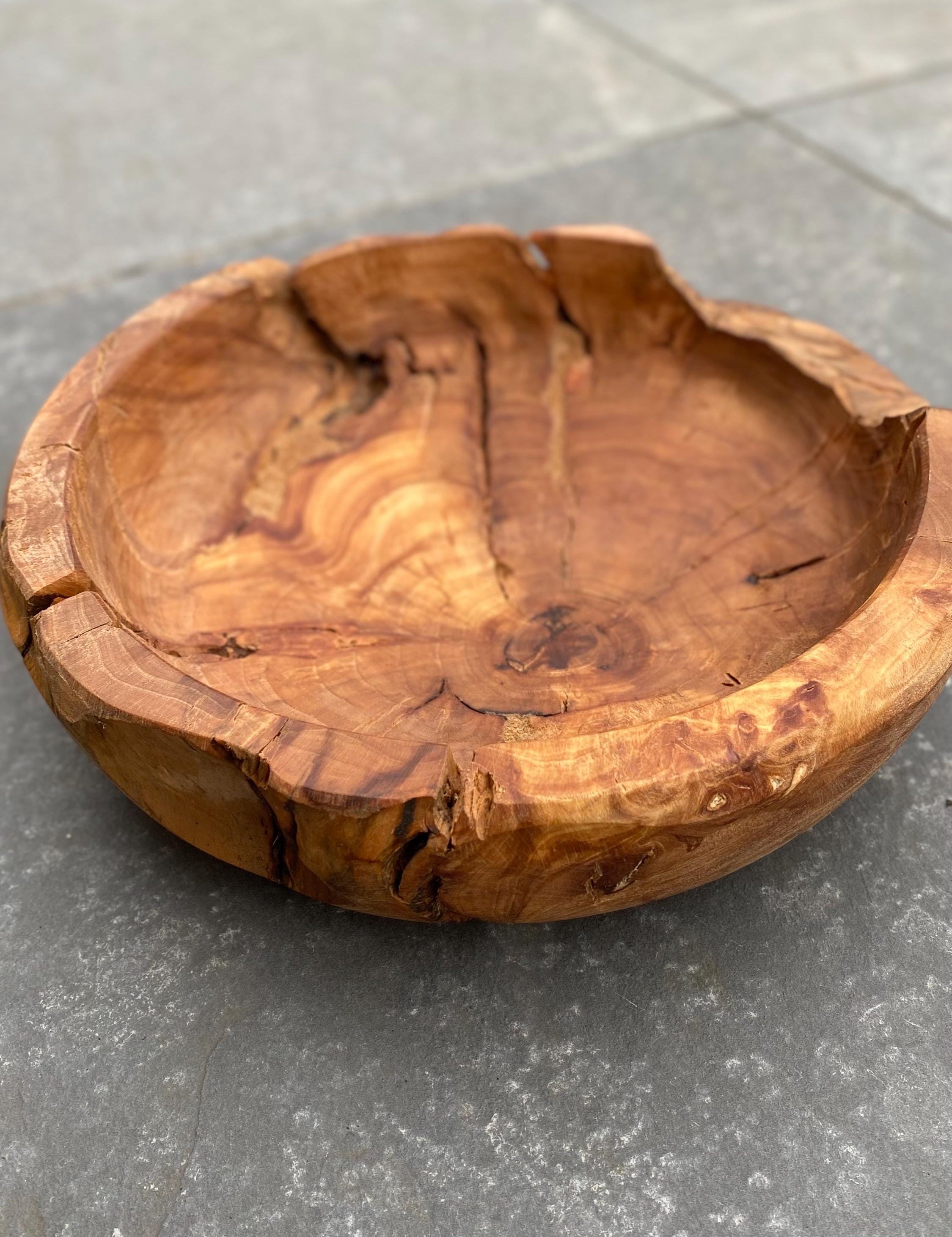 Scottish Apple Tree Root Wood Bowl Vase