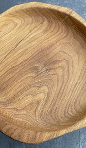 Oak Birch Wood Bowl Vase