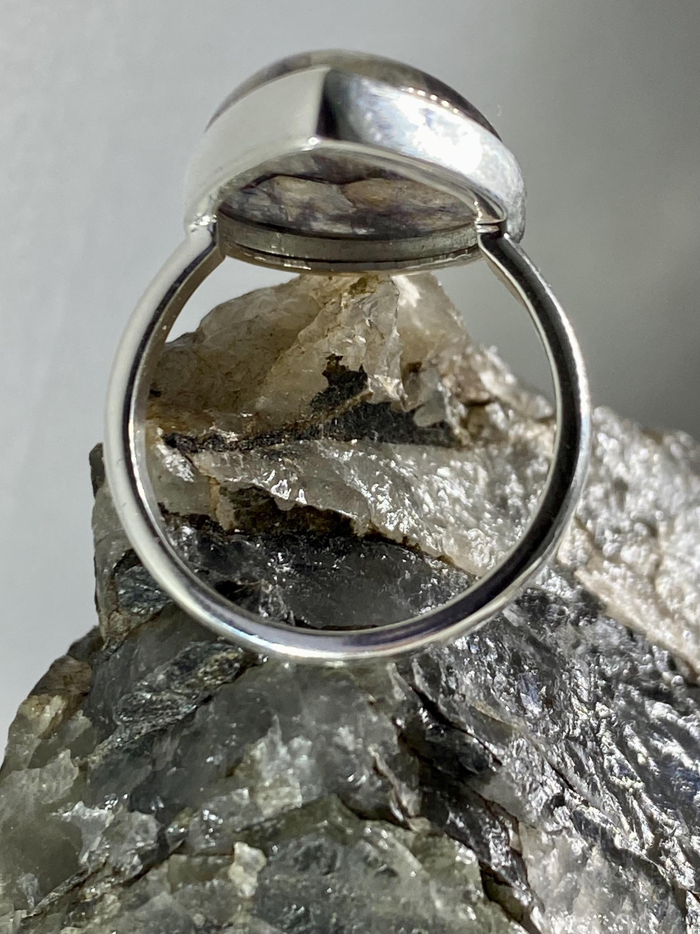 Blue John Silver Ring - An Extremely Rare