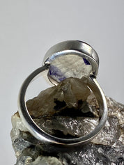 Blue John Silver Ring - Extremely Rare