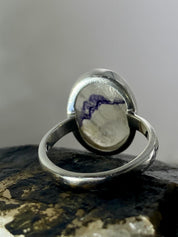 Blue John Silver Ring - Extremely Rare