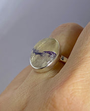 Blue John Silver Ring - Extremely Rare