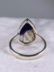 Blue John Silver Ring - Extremely Rare